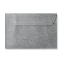 4.49 x 6.38 " Mid Grey Textured Silk 80lb Peel & Seal Envelopes