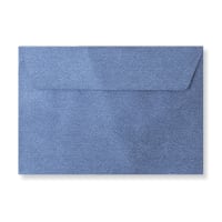 C6 Royal Blue Textured Peel and Seal Envelopes 120gsm