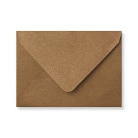 3.23 x 4.45 " Bronze Textured Silk 80lb Gummed Envelopes