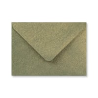3.23 x 4.45 " Champange Green Textured Silk 80lb Gummed Envelopes