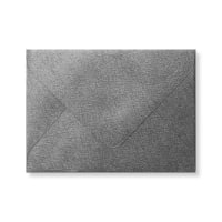3.23 x 4.45 " Mid Grey Textured Silk 80lb Gummed Envelopes