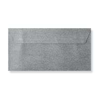 4.33 x 8.66 " Mid Grey Textured Silk 80lb Peel & Seal Envelopes