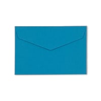 62x94mm Blue V Flap Wallet P & S 110gsm Envelopes