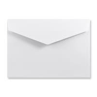 6.38 x 9.02 " White Wallet V Flap P & S 74lb Envelopes