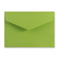 4.49 x 6.38 " Green Wallet V Flap P & S 74lb Envelopes