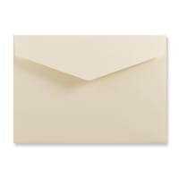 114x162mm C6 Ivory Wallet V Flap P & S 110gsm Envelopes