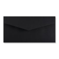 110x220mm DL BLACK WALLET V FLAP P/S 120GSM