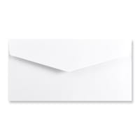 4.33 x 8.66 " White Wallet V Flap Peel & Seal 74lb Envelopes