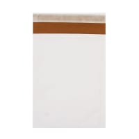 7.09 x 6.5 " White Kraft Combelope Padded Bag Peel & Seal