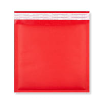 230mm X 230mm Red Paper Bubble Bag Peel & Seal