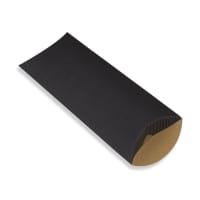 8.66 x 4.33 " Black Corrugated Pillow Box