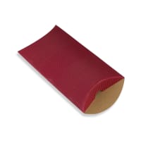 6.38 x 4.49 " Red Corrugated Pillow Box