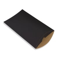 9.02 x 6.38 " Black Corrugated Pillow Box