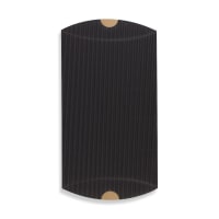229x162 +30 Black Corrugated Pillow Box