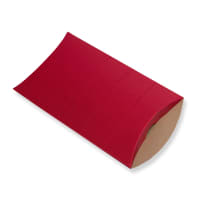 9.02 x 6.38 " Red Corrugated Pillow Box