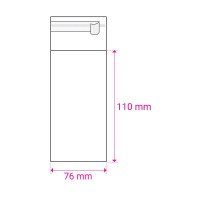 Clear Cello Bags To Fit: 70 x 100mm (SELF ADHESIVE)