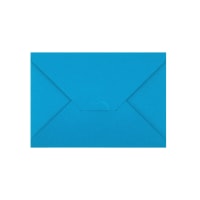 C6 Bright Blue Die Cut Envelopes
