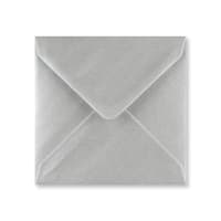 130x130mm METALLIC SILVER SQUARE GUMMED PLAIN 100GSM WOVE