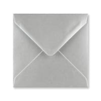 Metallic Silver 140mm Square Envelopes 100gsm