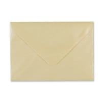 5.98 x 8.5 " Champagne Lustre Wallet Gummed Plain 60lb Wove Envelopes