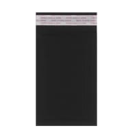 165x100mm Black Kraft Corrugated Bag Peel & Seal 