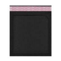165mm Square Black Eco Paper Padded Envelopes