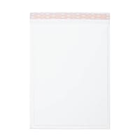 13.39 x 9.45 " White Kraft corragated mailers Peel & Seal