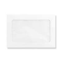 162x229mm White Wallet Full View Window Peel & Seal 160gsm Envelopes