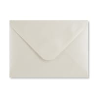133x184mm Oyster Lustre Wallet Gummed Plain 90gsm Wove Envelopes
