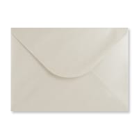 6.38 x 9.02 " Oyster Lustre Wallet Gummed Plain 60lb Wove Envelopes