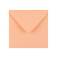 4.33 x 4.33 " Clariana Salmon Pink Gummed 80lb V Flap Envelopes