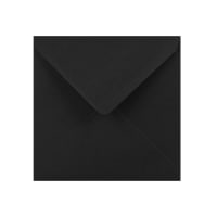 Black 130mm Square Envelopes 120gsm