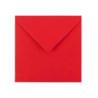 Bright Red 140mm Square Envelopes 120gsm