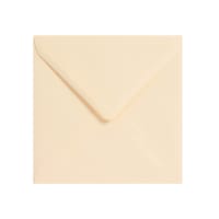 5.51 x 5.51 " Clariana Magnolia Square 80lb Gummed V Flap Envelopes