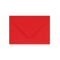 5.98 x 8.5 " Bright Red Envelopes 80lb