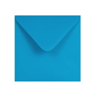 6.1 x 6.1 " Bright Blue Square Envelopes 80lb