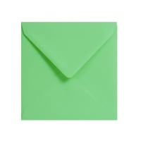 155x155mm CLARIANA PALE GREEN SQUARE 120GSM GUMMED V FLAP