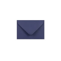 65x94mm Clariana Dark Blue 120gsm Gummed V Flap Wallet Envelopes