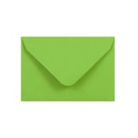 2.56 x 3.7 " Mid Green Envelopes 80lb