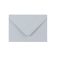 2.76 x 3.94 " Clariana Pale Grey 80lb Gummed V Flap Wallet Envelopes