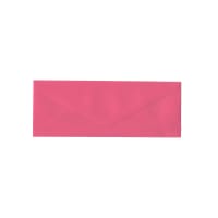 3.15 x 8.46 " Clariana Bright Pink 80lb Gummed V Flap Wallet Envelopes