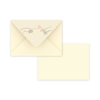 Ivory Laid Wedding Envelope "Destiny" 114x162 mm (C6)