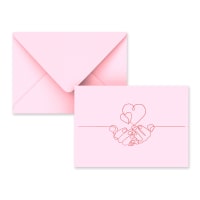 Valentine's Day Pale Pink Envelope "Share Love" 114x162 mm (C6)