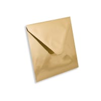 130x130 Gold Mirror Finish 120gsm Gummed Envelopes