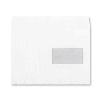 6.38 x 9.02 " White Wallet Peel & Seal Rh Window 80lb Wove - Grey Wash Opq Envelopes