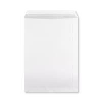 13.39 x 9.45 " White Open Top Peel & Seal 80lb Grey Wash Opaque Envelopes