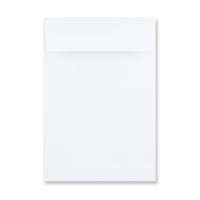 254x178x25 White Gusset Envelope Peel & Seal 120gsm Opaque