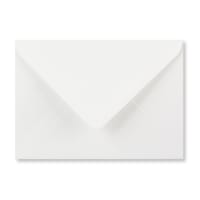 4.92 x 6.89 " White Laid Wallet Gummed Plain 68lb Envelopes
