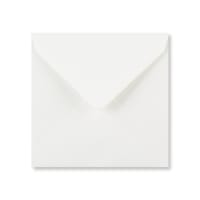 5.12 x 5.12 " White Laid Square Gummed Plain 68lb Envelopes