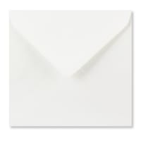 White Laid 155mm Square Wedding Envelopes 100gsm